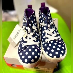 CARTER'S "ANGIE - SC"
TODDLER GIRL'S HIGH-TOP
CANVAS ELASTIC LACE
ATHLETIC SHOE